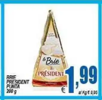 DEM Brie President Punta 200g offerta