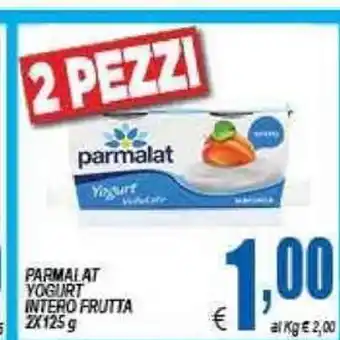 DEM Parmalat Yoghurt Intero Frutta 2x125g offerta