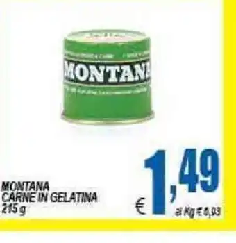 Montana Carne In Gelatina 215g