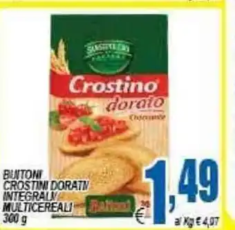 DEM Buitoni Crostini Dorati/Integrali/Multicereali 300g offerta