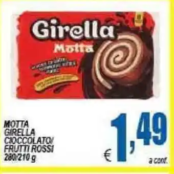 DEM Motta GIrella Cioccolato/Frutti Rossi 210g offerta