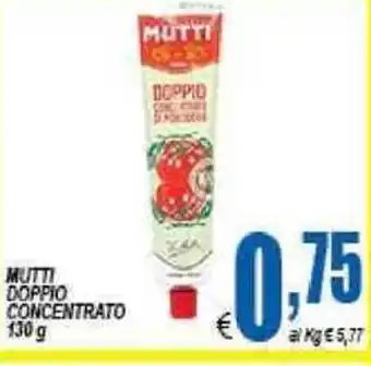 DEM Mutti Doppio Concentrato 130g offerta
