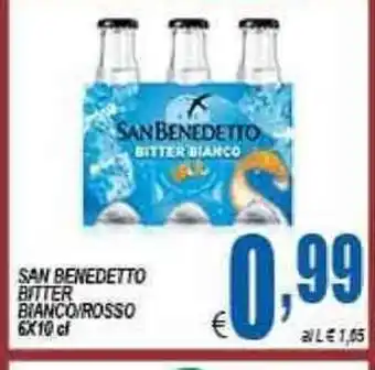 San Benedetto Bitter Bianco/Rosso 6x10cl