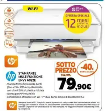 Expert Stampante Multifunzione Envy 6022E offerta