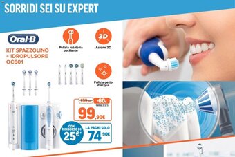 Oral B Kit Spazzolino + Idropulsore OC601