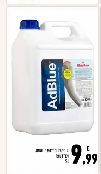 Conad Superstore Adblue motori euro 6 rhutten offerta