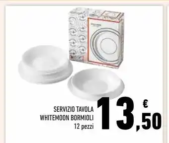 Conad Superstore Servizio da tavola whitemoon bormioli offerta