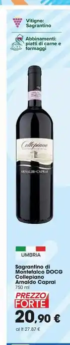 Carrefour Market Sagrantino di montefalco docg collepiano offerta