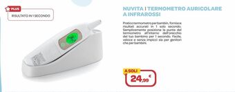 Bimbo Store Nuvita termometro auricolare a infrarossi offerta