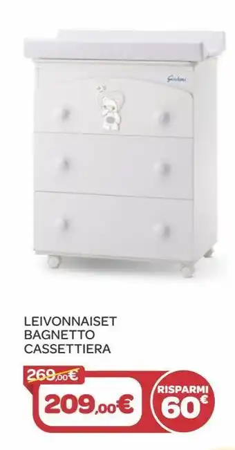 Leivonnaiset bagnetto cassettiera