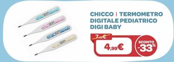 Bimbo Store Chicco termometro digitale pediatrico digi baby offerta