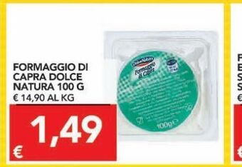 TuoDi Formaggio di capra dolce natura 100 g offerta