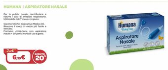 Bimbo Store Humana aspiratore nasale offerta