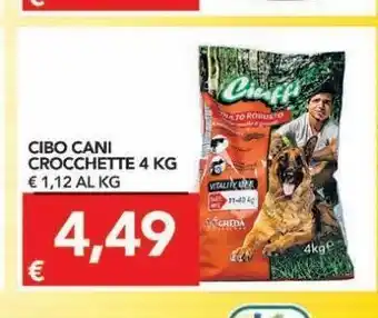 TuoDi Cibo per cani crocchette 4 kg offerta