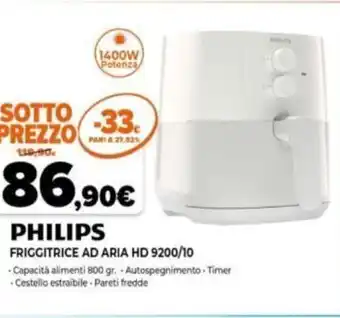 Expert Philips Friggitrice AD Aria HD 9200/10 offerta