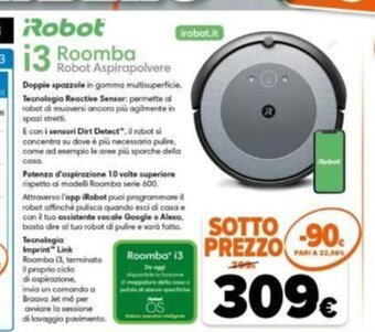 Expert Robot i3 Roomba offerta