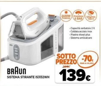 Expert Braun Sistema Stirante IS3132WH offerta