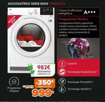 Expert Novità 2022 Asciugatrice Serie 8000 offerta