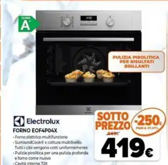 Expert Electrolux Forno EOF4P04X offerta