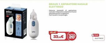 Braun aspiratore nasale elettrico