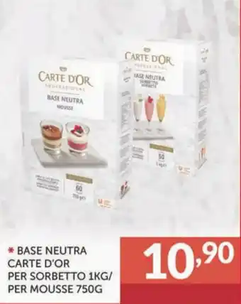 Altasfera Carte d'Or Base Neutra per Sorbetto 1 kg/per Mousse 750 g offerta