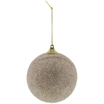 Action Palla di natale in plastica con glitter offerta