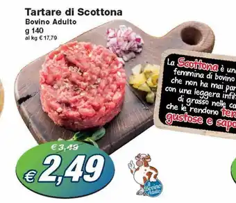 Prix Quality Tartare di Scottana Bovino Adulto g 140 offerta