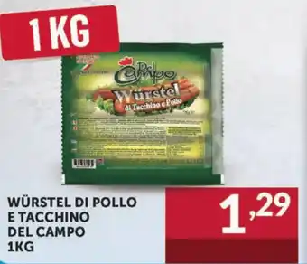 Altasfera Del Campo Würstel di pollo e tacchino 1 kg offerta