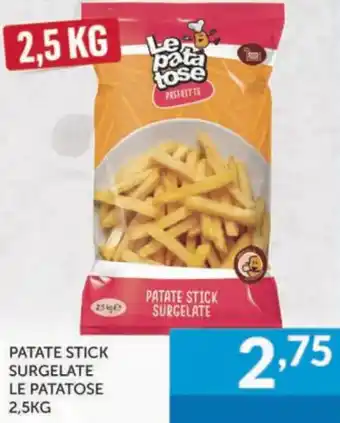 Altasfera Le Patatose Patate Stick Surgelate 2,5kg offerta