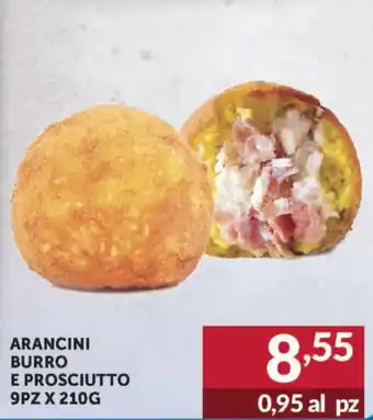 Altasfera Arancini Burro e Prosciutto 9 pz x 210g offerta
