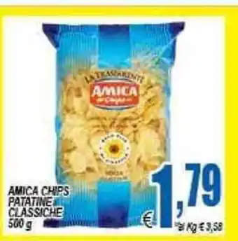 DEM Amica Chips Patatine Classiche 500g offerta