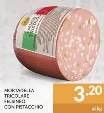 Mortadella Tricolare Felsineo con Pistacchi