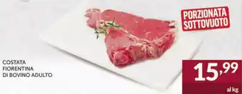 Altasfera Costata Fiorentina di Bovino Adulto offerta