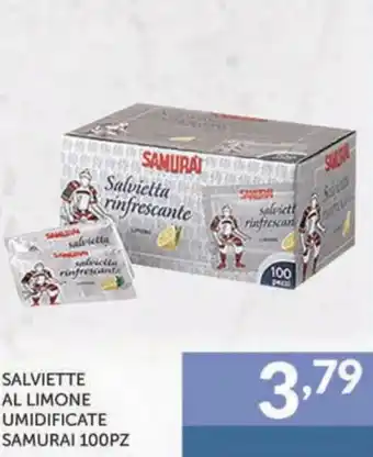 Altasfera Samurai Salviette Al Limone Umidificate 100pz offerta