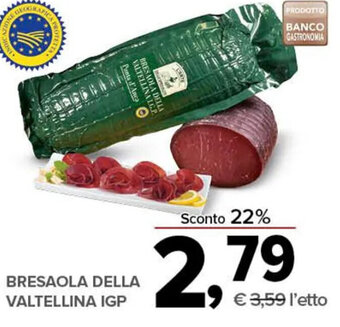 Todis Bresaola Della Valtellina IGP offerta
