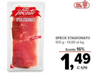 Todis Le Fette Pronte Speck Stagionato 100 g offerta