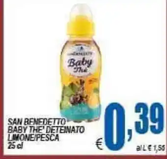 DEM San Benedetto Baby The' Deteinato Limone/Pesca 25cl offerta
