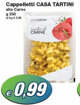 Prix Quality Casa Tartini Cappelletti Alla Carne g 250 offerta