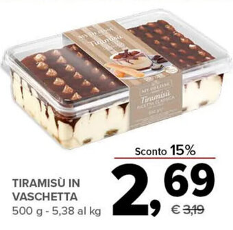 Todis Tiramisù in Vaschetta 500 g offerta