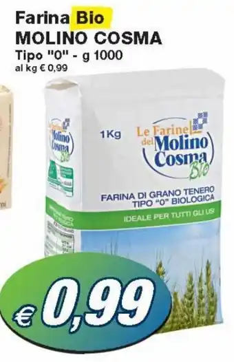 Prix Quality Le Farinel del Molina Cosma Bio Farina Tipo "0" - g 1000 offerta