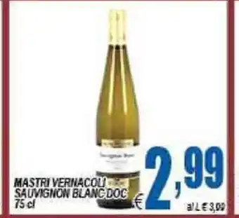 Mastri Vernacoli Sauvignon Blanc Doc 75cl
