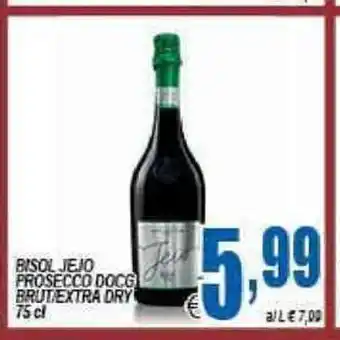 Bisol Jejo Prosecco Docg Brut/Extra Dry 75cl