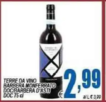 DEM Terre Da Vino Barbera Monferrato Doc/Barbera D'Asti Doc 75cl offerta