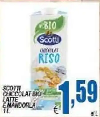 DEM Scotti Chiccolat Bio/Latte E Mandorla 1L offerta
