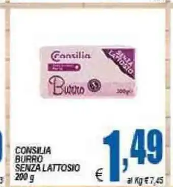 DEM Consilia Burro senza lattosio 200g offerta
