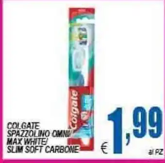 DEM Colgate Spazzolino Omni Max White/Slim Soft Carbone offerta