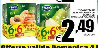 DEM Yoga Nettare Albicocca/Pesca/Pera/Ace 6x200ml offerta