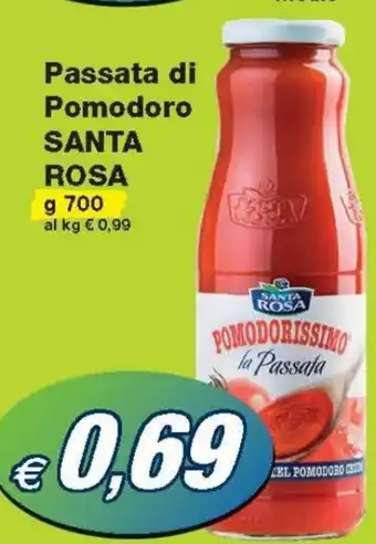 Prix Quality Santa Rosa Passata di Pomodoro g 700 offerta