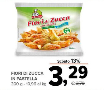 Todis Fiori di Zucca in Pastellati 300 g offerta