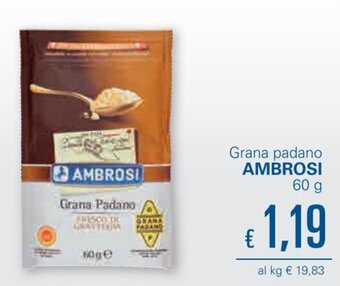 Unes Ambrosi Grana Padano 60 g offerta